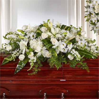 Abundance Casket Spray – SKIPS FLORIST & GIFTS, Toms River NJ