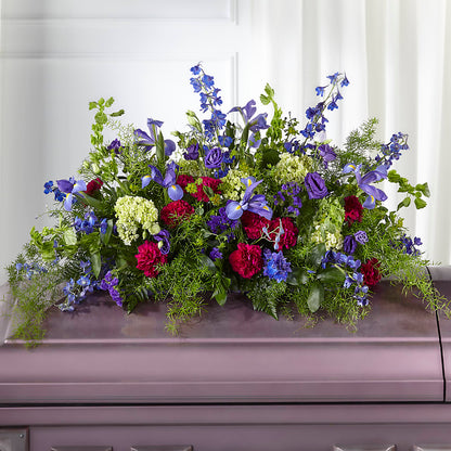 Always Treasured Casket Spray – SKIPS FLORIST & GIFTS, Toms River NJ