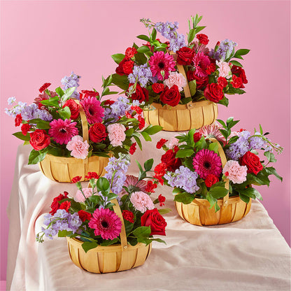 Pink Picnic Basket – SKIPS FLORIST & GIFTS, Toms River NJ