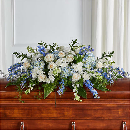 Timeless Essence Casket Spray – SKIPS FLORIST & GIFTS, Toms River NJ