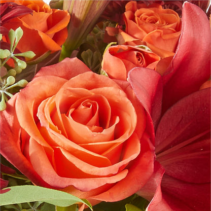 Crimson Leaves Bouquet – SKIPS FLORIST & GIFTS, Toms River NJ