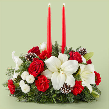 Seasonal Festivities Centerpiece – SKIPS FLORIST & GIFTS, Toms River NJ