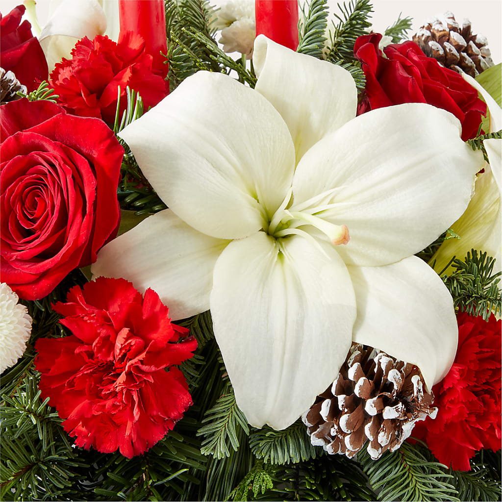 Seasonal Festivities Centerpiece – SKIPS FLORIST & GIFTS, Toms River NJ