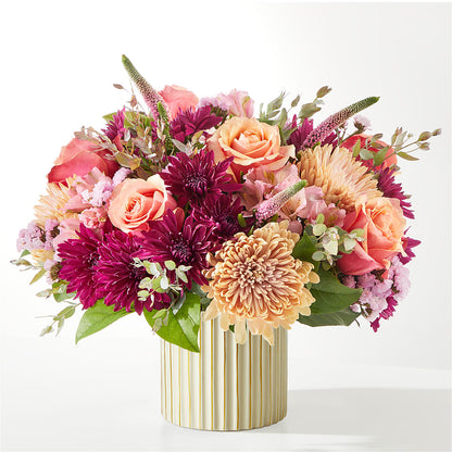Berry Cobbler Bouquet with Ivory Vase – SKIPS FLORIST & GIFTS, Toms River NJ