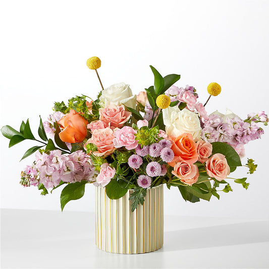 French Market Bouquet with Ivory Vase – SKIPS FLORIST & GIFTS, Toms River NJ