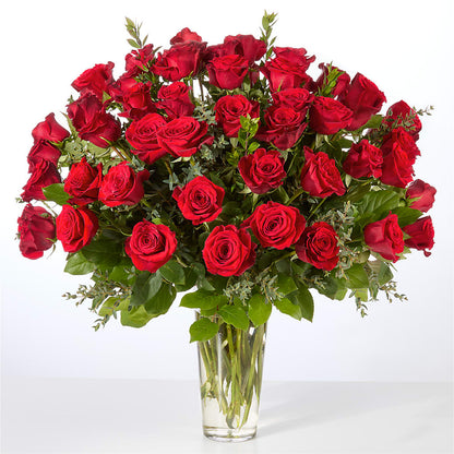Forever Yours Fifty Stem Red Rose Bouquet – SKIPS FLORIST & GIFTS, Toms River NJ